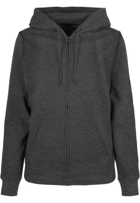 Ladies Basic Zip Hoody Build Your Brand Basic BB009