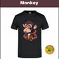 T-Shirt mit Aufdruck "Monkey"