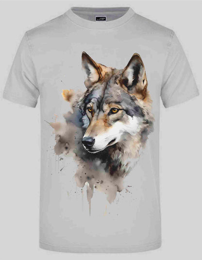 T-Shirt mit Aufdruck Wolf
