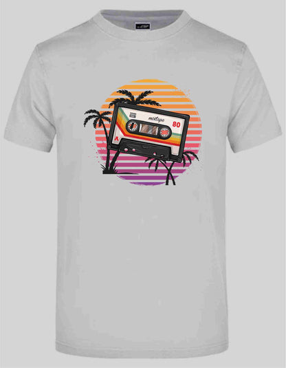 T-Shirt mit Aufdruck Cassette  Vintage - Retro - Geschenk