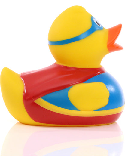 Schnabels® Quietsche-Ente Superduck MBW131267 - Tex-Druck.de Textildruck & mehr....