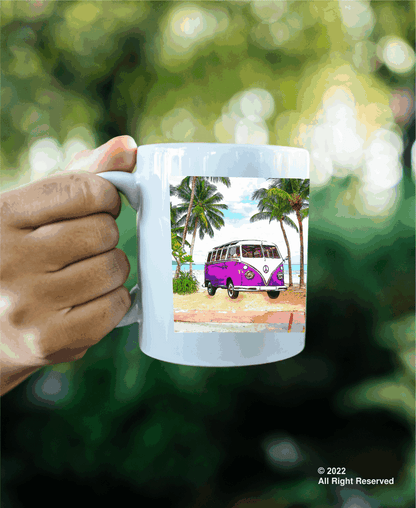 Bus Tasse Retro-Bus Camping