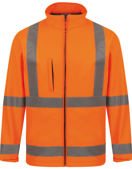 Warnweste Hi-Vis Safety Softshell Jacket Turku KX807 - Tex-Druck.de Textildruck & mehr....
